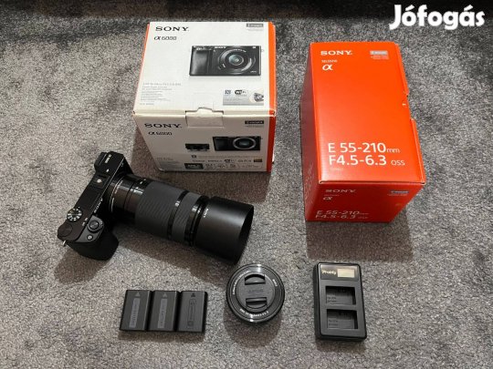 Sony A6000 kamera szett