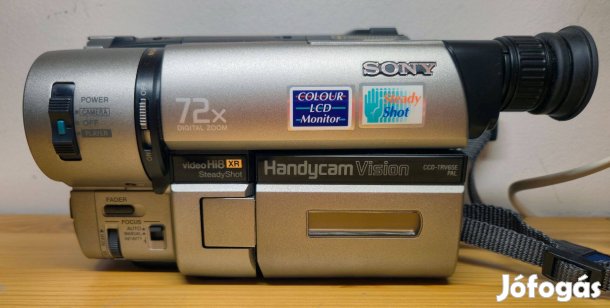 Sony CCD Trv-65E Hi8 XR kazettás videókamera. Hibátlan állapotban