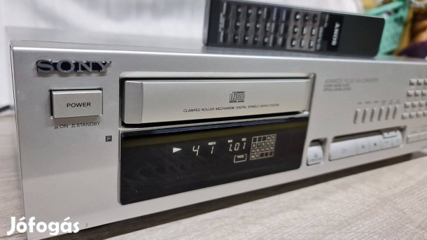 Sony CDP-515 cd ezüst asztali cd lejátszó