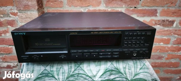 Sony CDP-C910 10 lemezes CD lejátszó