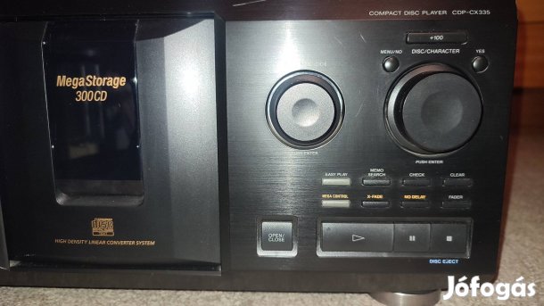 Sony CDP-CX335 300 cd lemezes lejátszó