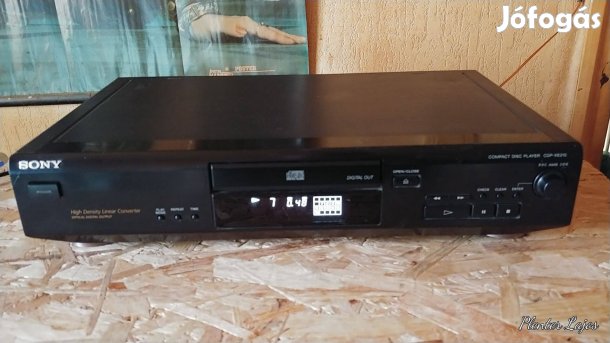 Sony CDP-XE 210 cd lejátszó, optikai kimenettel