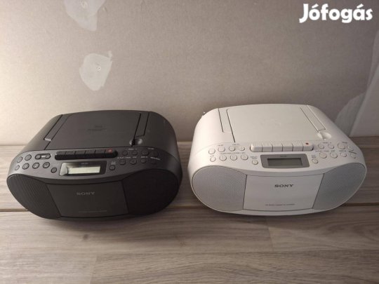 Sony CFD-S70 Rádió , rádiómagnó. Fehér vagy fekete színben