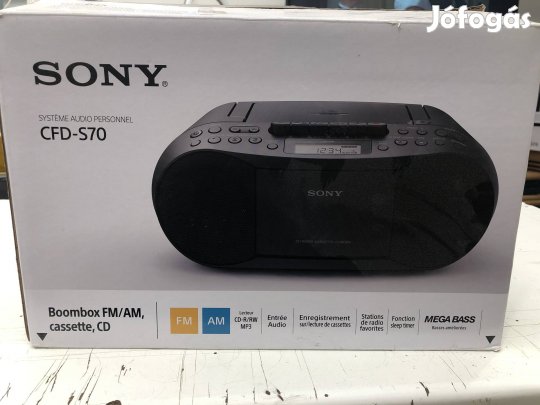 Sony CFD-S70 cd-s rádiómagnó
