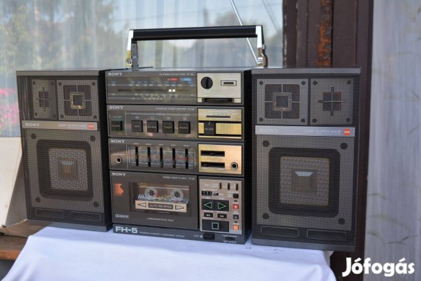 Sony CFS 9900 boombox rádió-magnó Akció /130ezer hejett 80ezer