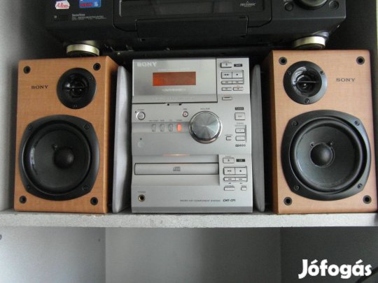 Sony CMT-CP1 micro hifi Fm/cd/magnó/aux bemenettel 2x50watt