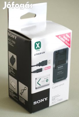Sony Cyber-shot akkumulátor + töltőkészlet ACC-Trbx