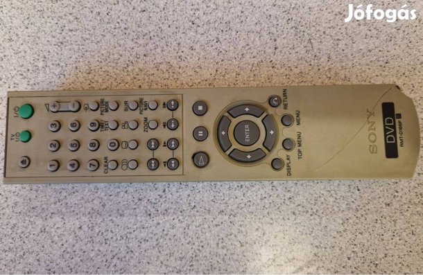 Sony DMP-D166P dvd lejátszó távirányító. Használható sérüléssel!