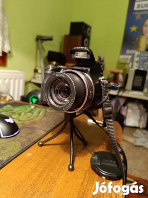 Sony DSC-H9 Fényképezőgép, Teljes szett, Új akkumulátorok