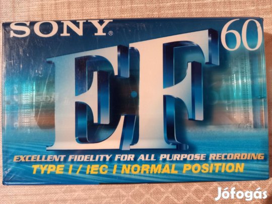 Sony EF 60 új, lezárt magnókazetta