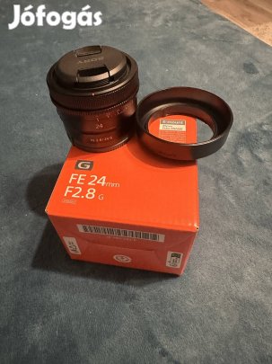Sony FE 24mm f/2.8 G objektív - Makulátlan állapot, dobozában