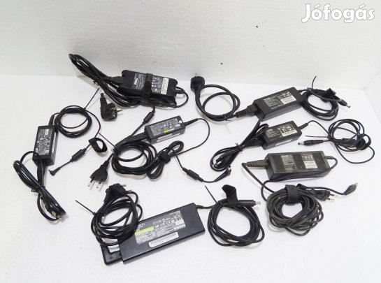 Sony Fujitsu Asus Dell Toshiba laptop notebook töltő adapter 7 db
