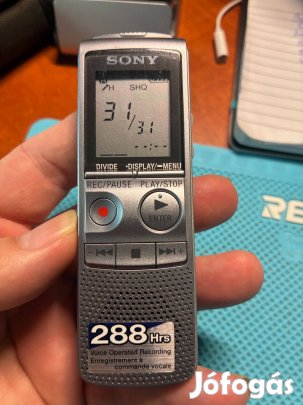Sony ICD BX700-Digitális Diktafon-Akár 288 Órás Felvételt Is Tárol
