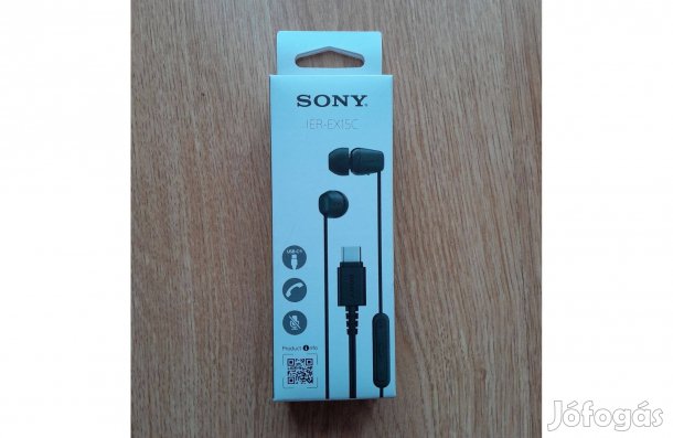 Sony Ier-EX15C USB-C vezetékes fülbe helyezhető fejhallgató