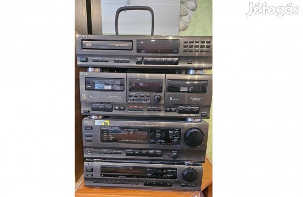Sony LBT-A590 HIFI torony: CD, magnó, rádió, erősítő, equalizer