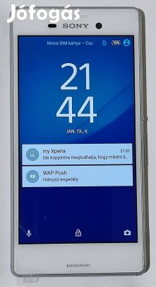 Sony M4 Aqua (E2303) Fehér Mobiltelefon - Tartozékokkal