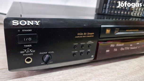 Sony MDS-JE520 távirányítós asztali minidisc lejátszó-felvevő