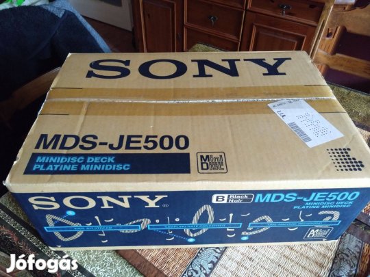 Sony MDS JE 500 Minidisc Lejátszó Új!