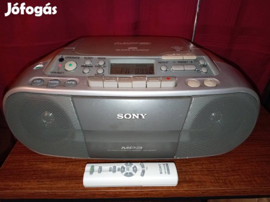 Sony MP3 CD Rádió kasette CFD -SO3 CP