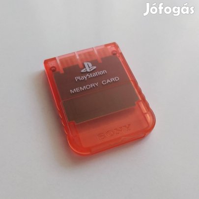 Sony Memory Card Eredeti Memória Kártya Narancs PS1 Playstation 1
