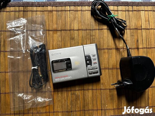 Sony Mzr 30 mz-r30 minidisc mini disc walkman lejátszó.tartozékokkal