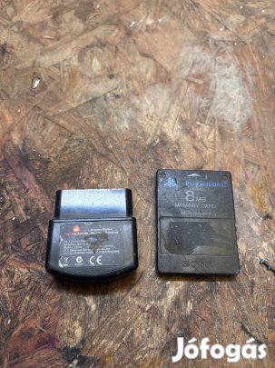 Sony PS2 8MB Memóriakártya + Guitar Hero Kramer Striker Vevőegység 