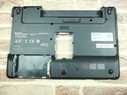 Sony Pcg-7185M Vgn-NW21JF laptop alsó ház