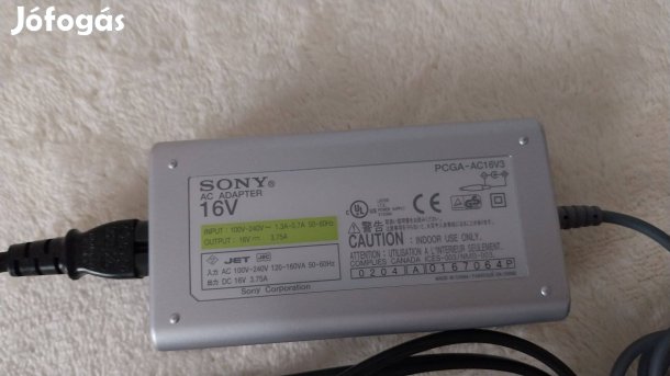 Sony Pcga-AC16V3 tápegység