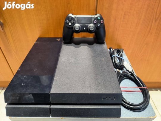 Sony Playstation 4 PS4 500GB Konzol Újszerű Fekete Garival !