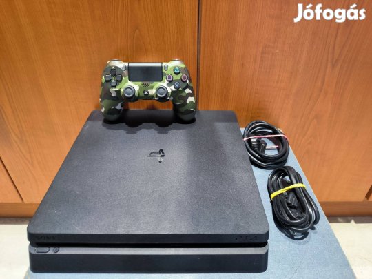 Sony Playstation 4 Slim PS4 1TB Konzol Újszerű Fekete Garival !