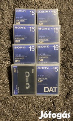 Sony Pro Dat Plus 15 Original Dat Kazetta 8 Darab új bontatlan 
