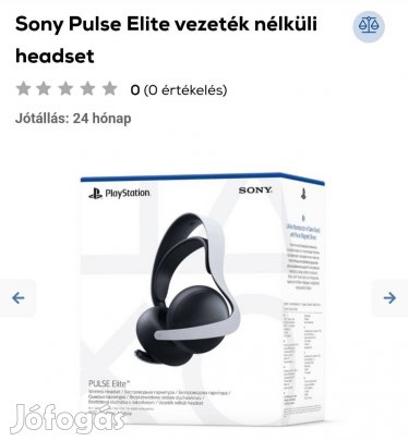Sony Pulse Elite Vezeték nélküli headset