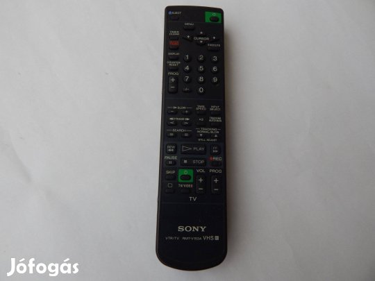 Sony RMT-V153A tipusú VHS Videórekorder /Tv Távirányító Távkapcsoló