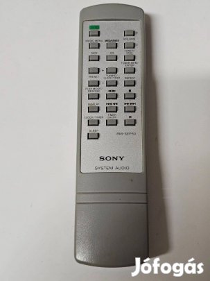 Sony RM-SEP50 Tipisú Mini Hifi Távirányító Eredeti
