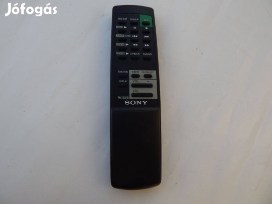 Sony RM-SG7B Tipusú Mini HiFi Rendszer Távirányító Eredeti