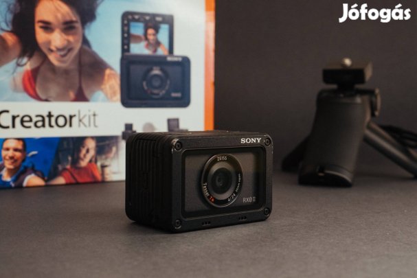 Sony RX0 mark II 4K action cam extrákkal