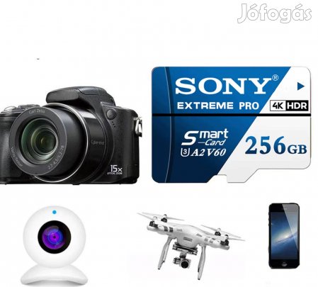 Sony Sdxc 256 GB U3 Memóriakártya Card V60 Bontatlan Új