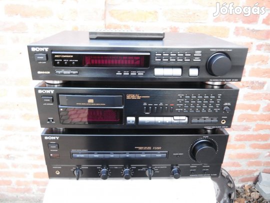 Sony TA-F519 CDP-911 ST-S311 dupla tuner távirányítóval