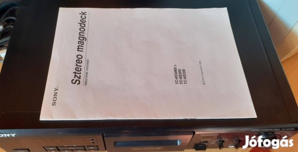 Sony TC-KE 400s kazettás deck eladó megkímélt, hibátlan állapot!