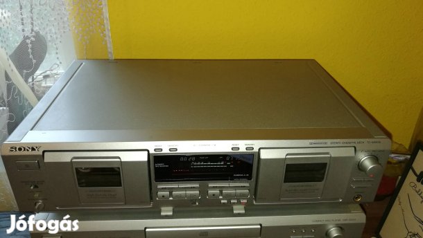 Sony TC-WE435 kétkazettás magnó deck újszerű állapotban eladó