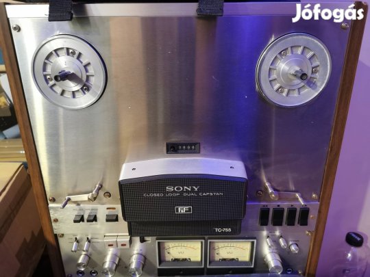 Sony Tc 755 nagyorsós szalagos magnó