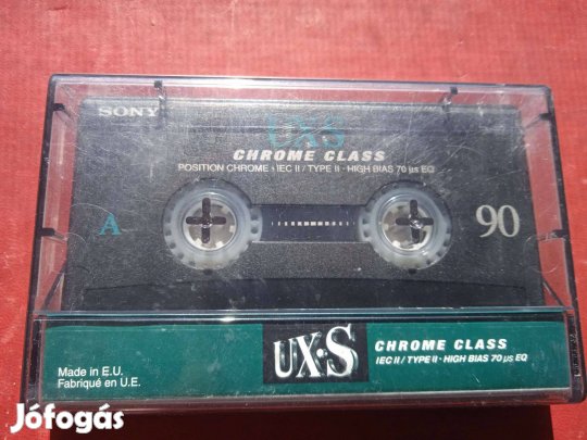 Sony UX S Chrome Class 90 audio kazetta , írásmentes