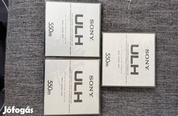 Sony Ulh 18 cm magnószalag 3 db
