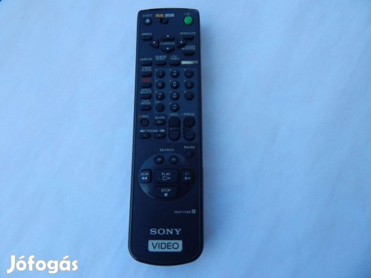Sony VHS Videórekorder / Tv Távirányító RMT-V198 Tipusú Eredeti