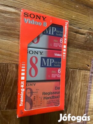 Sony Video 8 kazetta pack. NOS, Új