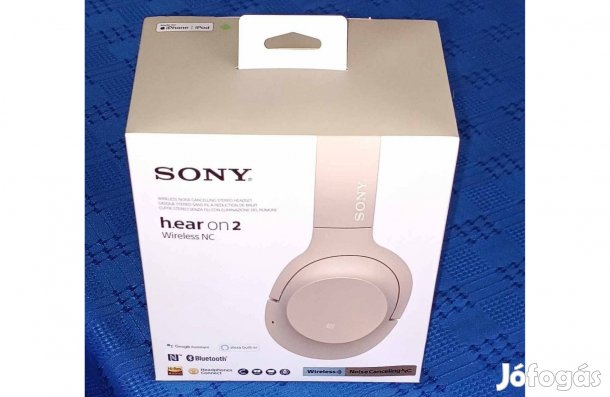 Sony WH-H900N zajszűrős Bluetooth fejhallgató, új fülpárnákkal