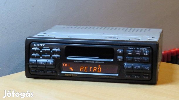 Sony XR-C420RDS régi retro autórádió magnó
