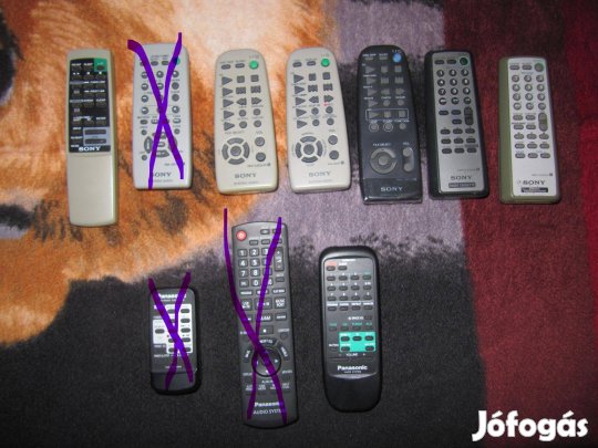 Sony - Panasonic hifi távirányító