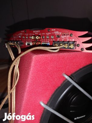 Sony autó erősítő és Phonocar mélynyomó
