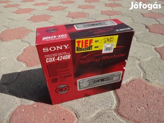 Sony cdx-4240r autó cd játszó csomagoló doboz